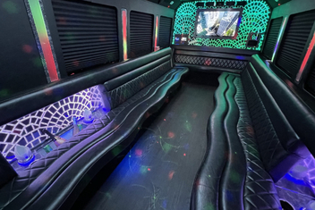 Bryan Limo Bus Interior
