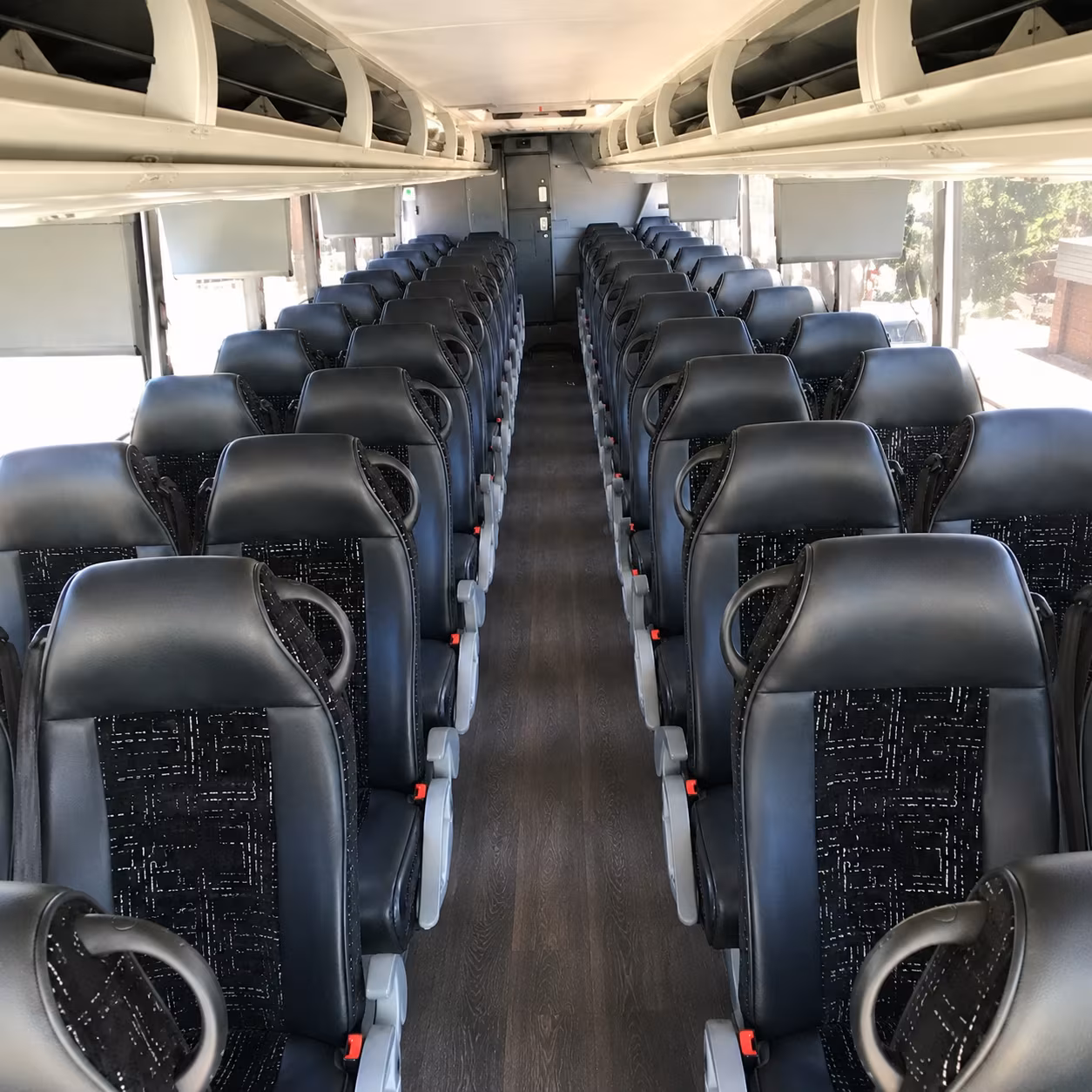 bryan charter bus interior