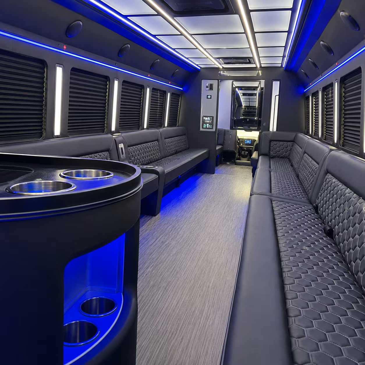 bryan party bus rentals inside