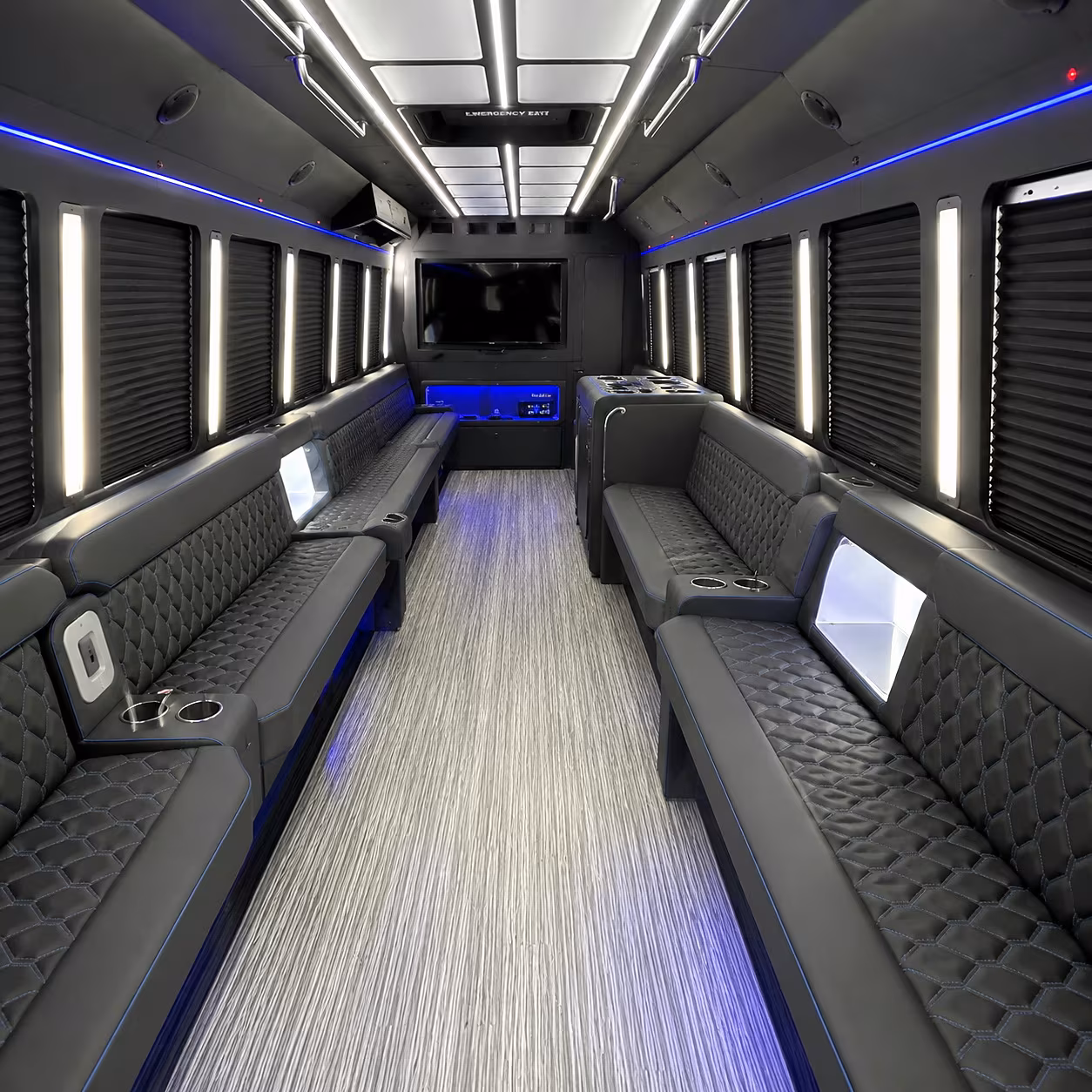 for quick and easy prom party bus pricing in bryan texas