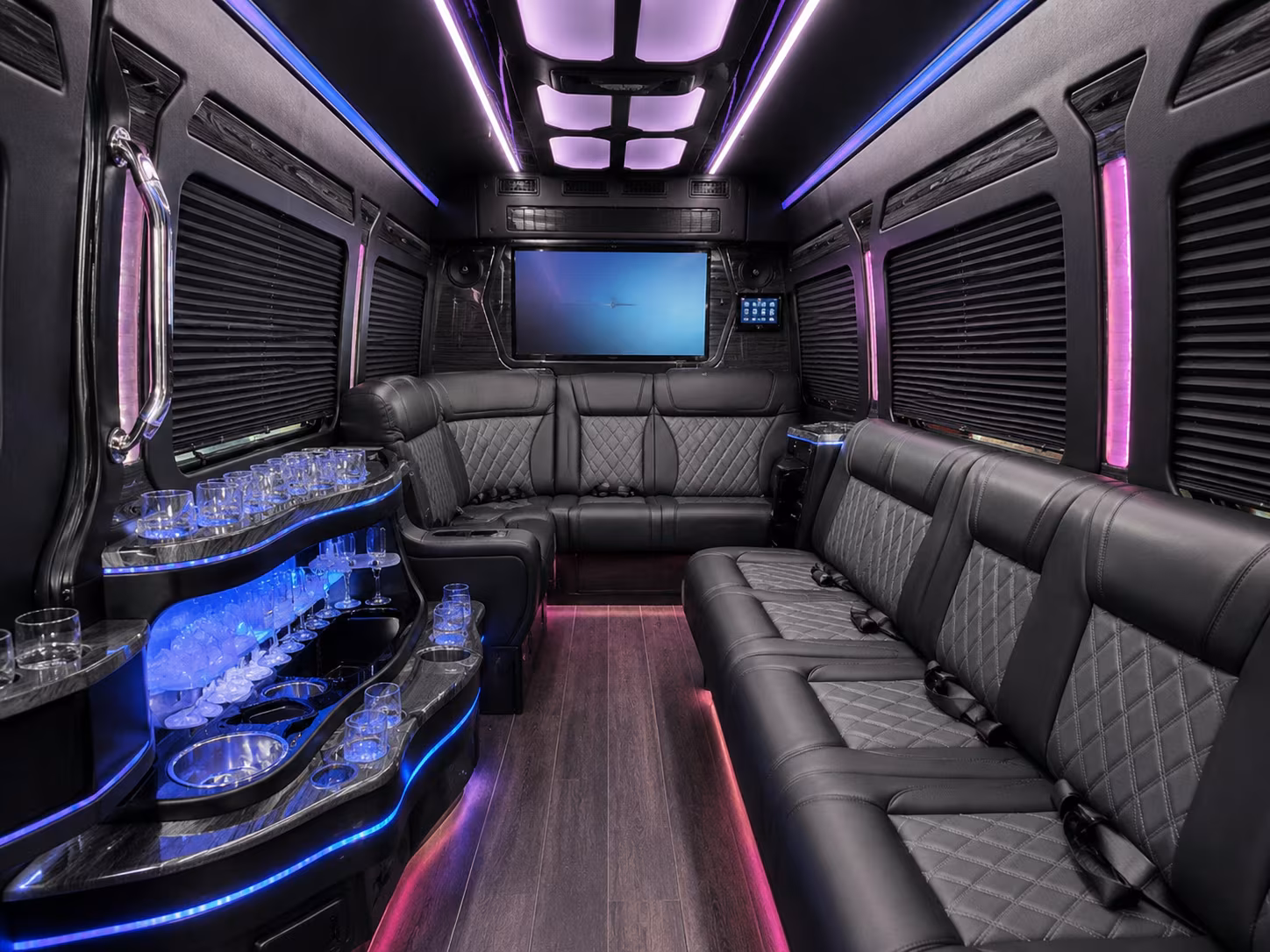 road trip buses for away games and out of town sporting events